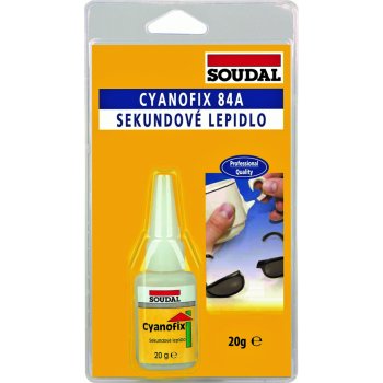 SOUDAL Cyanofix 84A vteřinové lepidlo 20g