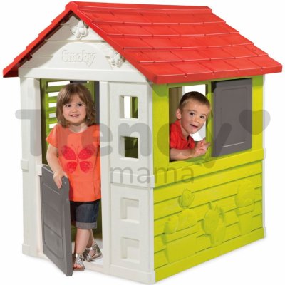 Smoby domček Nature červeno-zelená SM810712 – Zboží Dáma
