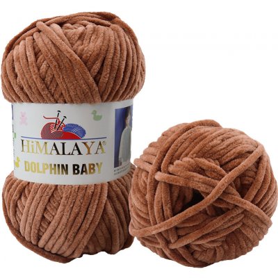 Himalaya příze Dolphin Baby 80337 oříškově hnědá – Zboží Dáma