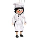 Mašek umělecká výroba Loutka dřevěná Kuchař 20 cm – Zboží Dáma Mašek umělecká výroba Loutka dřevěná Kuchař 20 cm – Zboží Dáma