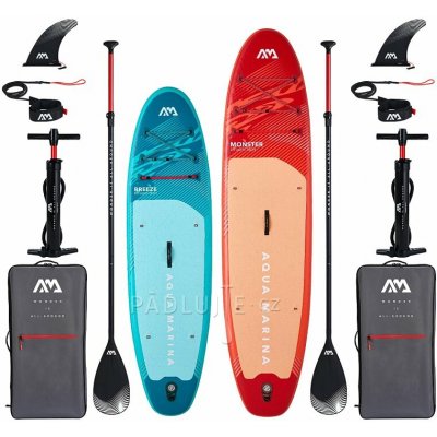Paddleboard AQUA MARINA BREEZE Silver tree MONSTER 12'0 Sky Glider – Zbozi.Blesk.cz