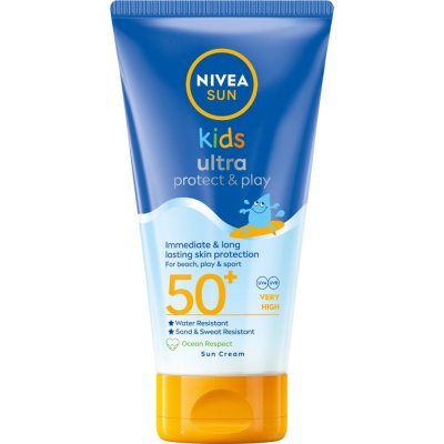 Nivea Sun Protect & Sensitive dětské mléko na opalování v kuličce SPF50+ 50 ml – Zboží Mobilmania