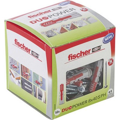 Fischer DUOPOWER 8x40 S PH LD 2komponentní hmoždinka 40 mm 8 mm 535464 50 ks – Zbozi.Blesk.cz