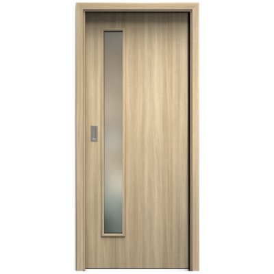 Sapeli Elegant Komfort M60 posuvné dub hikari 110 x 197 cm Satináto bílé – Hledejceny.cz