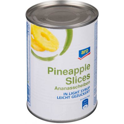 Aro ananas plátky, 580ml