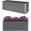 Květináč a truhlík zahrada-XL Vyvýšený záhon dřevoplast 150 x 50 x 54 cm šedý
