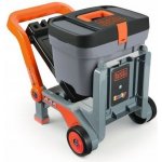 Smoby pracovní vozík Black & Decker Devil Workmate 3v1 s nářadím a 18 doplňky – Zboží Mobilmania