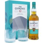 Glenlivet DOUBLE 12y 40% 0,7 l (dárkové balení 2 sklenice) – Zbozi.Blesk.cz