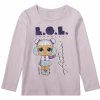 Dětské tričko Dívčí triko s dlouhými rukávy lila fialová LOL