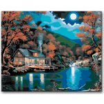 Zuty Malování podle čísel CHATKA U JEZERA – Hledejceny.cz