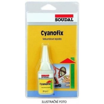 SOUDAL Cyanofix 84A vteřinové lepidlo 20g