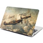 Sablio Samolepka na notebook Stíhačky Spitfire v letecké bitvě - 29x20 cm – Zboží Živě