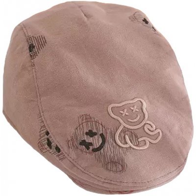 dětský baret Bear hnědá – Zboží Mobilmania