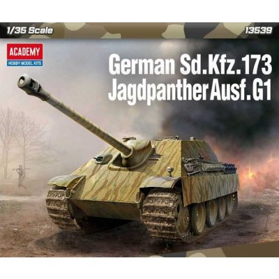 Academy German Sd.kfz.173 Jagdpanther Ausf.G1 Model Kit tank 13539 1:35 – Zboží Mobilmania