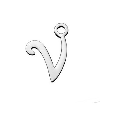 Šperky4U Drobný ocelový přívěšek - písmeno - iniciála - OK1307-V – Zboží Dáma Šperky4U Drobný ocelový přívěšek - písmeno - iniciála - OK1307-V – Zboží Dáma