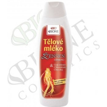 Bione Cosmetics Ženšen tělové mléko 500 ml