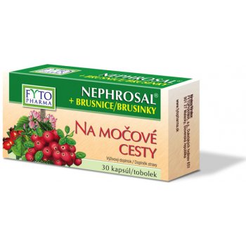 Nephrosal+brusinky na moč.cesty Fytopharma 30 kapslí