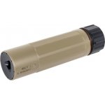 5KU CNC QD s tlumičem plamene 145x35mm pískový TAN -315 – Zboží Dáma