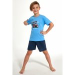 Cornette Kids Boy 222/100 Tractor chlapecké pyžamo modré – Zboží Dáma