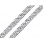 Leonský prýmek šíře 13 mm Varianta: 1 stříbrná, Balení: 18 m – Sleviste.cz