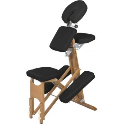 Klira plus Vigor - masážní židle dřevěná Barva: Černá