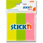 Záložky samolepicí, 76x25 mm, neonové barvy, 3 x 50 ks – Hledejceny.cz