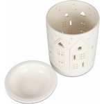 Albi Porcelánová aroma lampa Domečky – Zboží Mobilmania