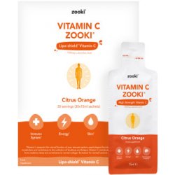 Yourzooki Vitamin C Zooki Lipozomální vitamin C Citrus Orange 15 ml 30 kapslí