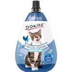 Dokas mléčný krém pro kočky s kuřecími prsíčky 80 g – Sleviste.cz