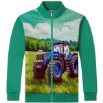 ZATEPLENÁ DĚTSKÁ MIKINA NA ZIP S TRAKTOREM NOVINKA Zelinkavá – Zboží Dáma