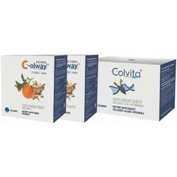 Colway Sada Colvita 120 kapslí a 2x Vitamín C-olway