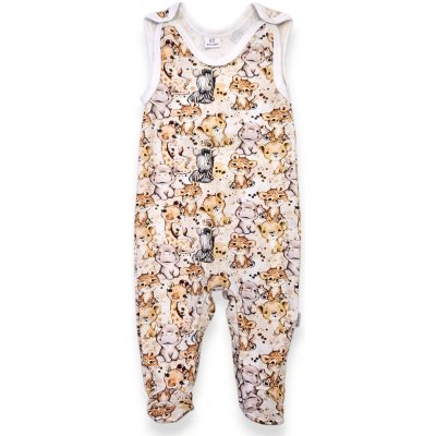 Le Bebe Dupačky Safari zvířátka Krémová – Zboží Dáma