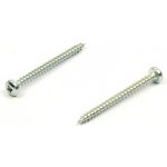 Vrut do dřeva s půlkulatou hlavou 3x30 zinek bílý křížová drážka PZ – Zboží Mobilmania
