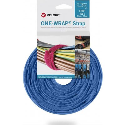 VELCRO® VELCRO® One Wrap® Strap 20mm x 150mm, 10 Popruh se suchým zipem modrá 1 ks – Hledejceny.cz