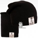 Dráče čepice pletená a nákrčník colors set vzor 24 černá – Zboží Mobilmania