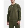 Pánská mikina Under Armour UA Rival Fleece Crew khaki