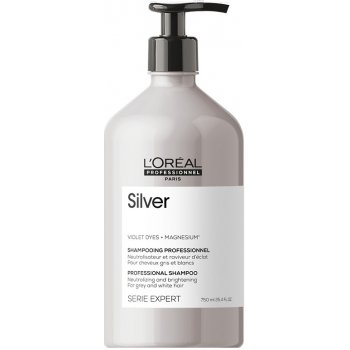 L'Oréal Magnesium Silver (Neutralising Shampoo For Grey And White Hair 750 ml