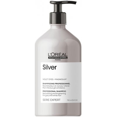 l oreal magnesium silver stribrny sampon pro sede a bile vlasy 300 ml –  Heureka.cz