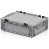 Úložný box TBA Plastová Euro přepravka 400x300x120 mm s víkem