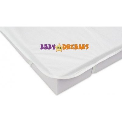 Baby Nellys Chránič matrace bílý kolekce Baby Dreams 60x120