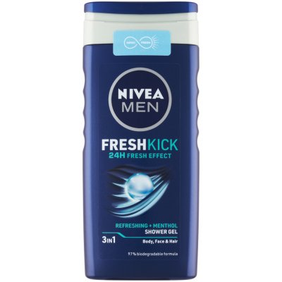 Nivea Men Fresh Kick sprchový gel 250 ml – Zboží Dáma