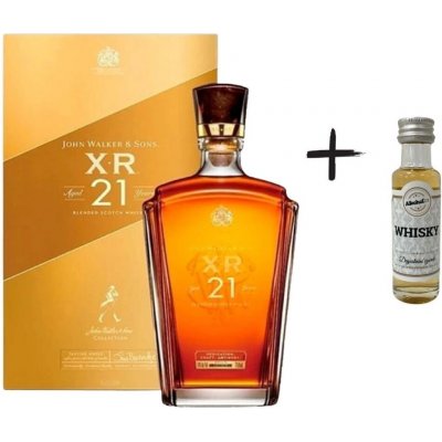 Johnnie Walker XR 21y + miniatura 40% 0,75 l (holá láhev) – Zbozi.Blesk.cz