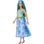 MATTEL Barbie Fashionistas pohádková princezna modrozelené vlasy – Hledejceny.cz