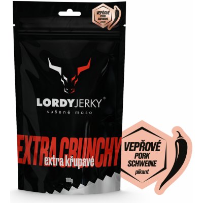 Lordy Jerky Vepřové sušené maso Pikant 100 g – Sleviste.cz