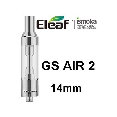 Ismoka Eleaf GS-Air 2 Dual Coil Clearomizér 1 ks čirý 2ml – Zbozi.Blesk.cz