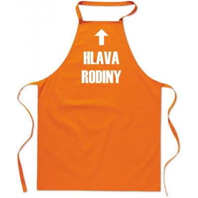 Povidlo.cz Zástěra Hlava rodiny Oranžová – Hledejceny.cz