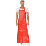 2P Servis Zástěra nepropustná 132x140cm 140x132cm červená – Hledejceny.cz