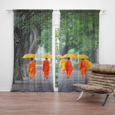 Sablio Závěs Mniši: 2ks 140x250cm – Hledejceny.cz