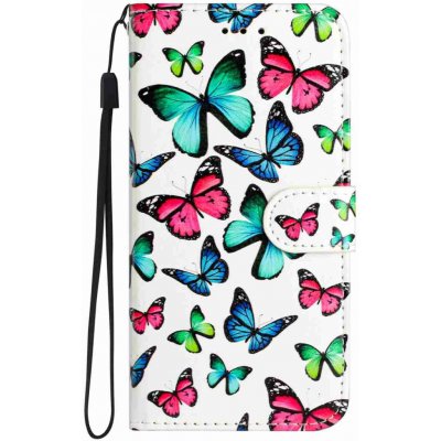 VSECHNONAMOBIL 138477 ART Peněženkový kryt pro Honor 600 Lite COLORED BUTTERFLIES – Zboží Živě