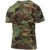 Army a lovecké tričko a košile Tričko Rothco s krátkým rukávem US woodland